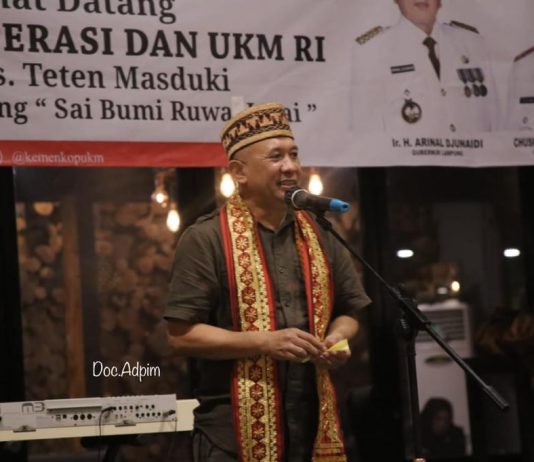 Menteri Koperasi dan UKM Teten Masduki Siap Dukung Gubernur Arinal Bangkitkan Koperasi