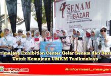 Primajasa Exhibition Center Gelar Senam dan Bazar Untuk Kemajuan UMKM Tasikmalaya