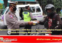 Operasi Patuh Lodaya 2020 Hari ke 5, Kasatlantas Polres Ciamis : Jumlah Pelanggar Mengalami Peningkatan