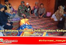 Warga Kampung Citorowek Desa Dirgahayu Kadipaten Gantung Diri