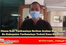 Dinsos Kab. Tasikmalaya Berikan Arahan Bagi Camat Se-Kabupaten Tasikmalaya Terkait Dana BANKEU