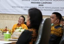 Gubernur Membuka Rapat Koordinasi Gugus Tugas Reforma Agraria Provinsi Secara Virtual