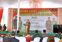 Bupati Tulangbawang Sampaikan Ucapan Terima Kasih Kepada Letkol Inf. Kohir