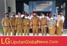 Beri Semangat,Bupati Pesawaran Tinjau Dinas Komunikasi dan Informatika