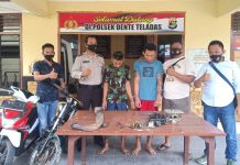 Polsek Dente Teladas Tangkap Dua Orang Pelaku Curanmor