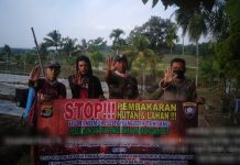 Antisipasi Kebakaran Hutan Bhabinkamtibmas Polsek Jajaran Polres Way Kanan Adakan Kegiatan Sosialisasi Karhutla