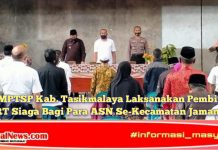 DPMPTSP Kab. Tasikmalaya Laksanakan Pembinaan RT Siaga Bagi Para ASN Se-Kecamatan Jamanis