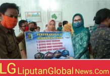 Ketua TP. PKK Kab.Pesawaran Serahkan Bantuan Secara Simbolis Kepada Kader PKK dan Masyarakat