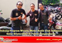 Dukung Program Wisata, Motor Antik Club Indonesia Gelar Silaturahmi di Pantai Pangandaran
