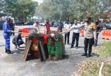 Polres Tulang Bawang Lakukan Kegiatan Pemusnahan Barang Bukti