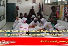 Kodim 0612/Tasikmalaya Fasilitasi Kegiatan Belajar On Line Bagi Siswa & Siswi di Seluruh Jajaran Koramil