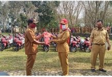 Bupati Tulang Bawang Gulirkan Bantuan Operasional Sepeda Motor
