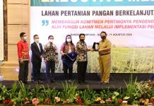 Gubernur Lampung Buka Acara Executive Meeting, Lahan Pertanian Pangan Berkelanjutan
