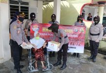 Polwan Polres Tulang Bawang Menggelar Kegiatan Bakti Sosial