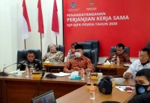 Pemkab Ciamis Tandatangani Perjanjian Kerjasama dengan Ditjen Pajak & Perimbangan Secara Virtual