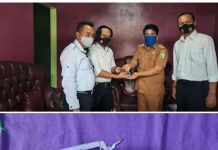 Warga Desa Banjar Serahkan Sepucuk Senjata Api Rakitan