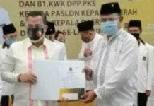 Dendi-Marzuki.Terima Rekomendasi Form B.1 KWK Dari PKS