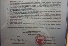 Akhirnya PDI-P Berikan Rekomendasi Kepada Juprius dan Rina Marlina