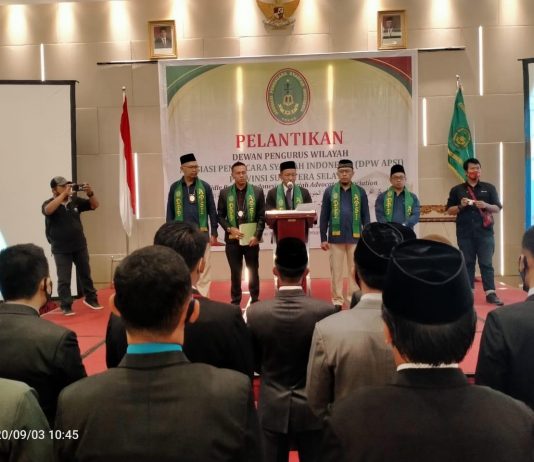 Dewan Pengurus Wilayah Asosiasi Pengacara Syariah Indonesia Provinsi Sumatera Selatan Dilantik