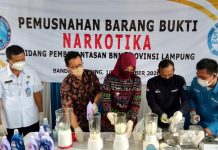 BNN Lakukan Pemusnahan Barang Bukti