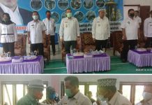 Dendi Ramadhona Bupati Pesawaran Meyerahkan Bantuan Stimulan Perumahan Swadaya