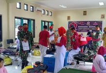 Skadron 12 Serbu dan Lanudad Gatot Subroto Way Tuba Adakan Kegiatan Bhakti Sosial