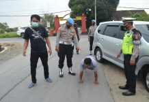 Polres Tulang Bawang Gelar Operasi Yustisi Penggunaan Masker