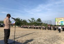 Kapolres Pimpin Apel Pagi Personil