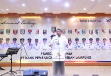 Gubernur Minta Jajaran Direksi PT. Bank Lampung Profesional dan Bersinergi dengan Kabupaten/Kota