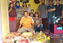 LSM – LEDAK Membagikan Dua Ratus Bungkus Sembako