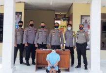 Seorang Pria Pemilik Senpi Ilegal Diamankan Polsek Penawartama