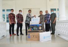 Fauzi Hasan SE.,MM Berikan Bantuan Kepada Badan Pertanahan Nasional Tubaba