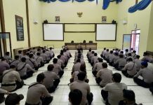 Apel Serpas 100 Personel Polres Tulang Bawang Yang Terlibat BKO