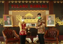 Bupati Tulangbawang Menerima Kunjungan Kepala Perwakilan Bl Lampung