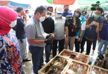 Menteri Trenggono Isi Akhir Pekan dengan Blusukan ke Pesisir Utara Jakarta