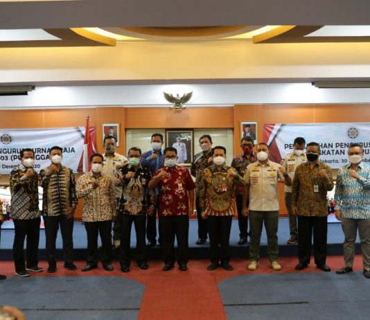 Ketua Umum DPN IKAPTK,Akmal Malik Kukuhkan Pengurus Purna Praja Angkatan 03 (Pujangga) Periode 2020-2023