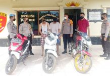 Apes !!! Terjatuh Di Jalan Berlubang, Dua Orang Pelaku Curanmor Diamankan Polisi