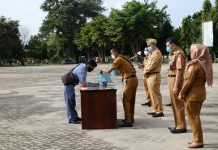 Sebanyak 1.611 Tenaga Kontrak Kab.Tulangbawang Terima SK Tenaga Kontrak Tahun 2021