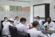 Bupati Way Kanan Rapat Bahas Realokasi dan Refocusing Anggaran Penanganan Covid-19