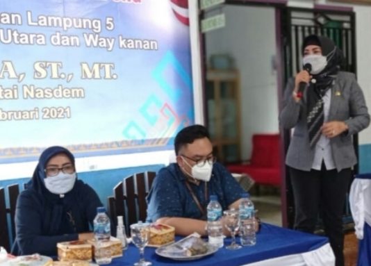 Anggota Komisi II DPRD Provinsi Lampung, Mardiana, MT., Sambangi Konstituennya