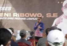 Anggota DPRD Provinsi Lampung Deni Ribowo S Lakukan Reses