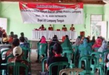 Anggota Komisi V DPRD Lampung dr. Asih Fatwanita Menggelar Sosialisasi