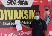 PWI Tuba lakukan vaksinasi pertama bagi Wartawan