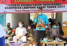 Siswa/i dari SMA, SMK dan MA di Lampung Barat Ikuti Seleksi Paskibraka