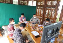 Penyerahan LKPD Lampung Barat Tahun Anggaran 2020 Kepada BPK RI Perwakilan Provinsi Lampung Secara Virtual