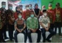 Anggota DPRD Provinsi Lampung dari Praksi Gerindra Sosperda di Balai Tiyuh Sumber Rejo