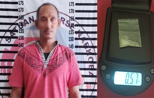 Tidak Melawan Saat Digerebek, TN Bandar Narkoba Pasrah Dibawa Aparat