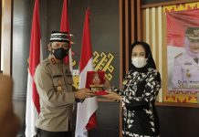 Bupati Tulang Bawang Dr. Hj Winarti, SE., MH Sambut Kunjungan Kerja Kapolda