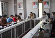 Rapat Audiensi terkait kunjungan rombongan Kemenristek BRIN/ Asosiasi Science dan Tecno Park Indoneaia Ke Lampung Barat