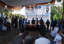 Sebanyak 295 Bakal Calon Kepala Kepala Kampung di Kabupaten Way Kanan Laksanakan Tes Urin